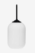 Dyberg Larsen - Riflet pendel D14 opal - Hvid - Loftpendler - - Homero...