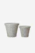 Wikholm Form - Gryde Demeri S/2 - Grå - Urtepotteskjulere & vaser - - ...