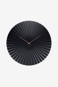 Karlsson - Væg ur Sensu XL - Sort - Vægure og bordure - - Homeroom