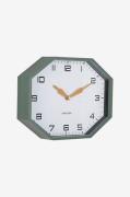 Karlsson - Vægur Modern Factory Octagon - Grøn - Vægure og bordure - -...