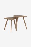 WOOOD - 2 sideborde Nila - Beige - Småborde - - Homeroom