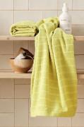 &Home - Sæt med frottéhåndklæder Day 2 dele - Gul - Håndklæder - - Hom...