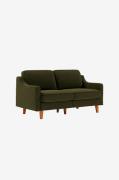 Hanah Home - Sofa med 2 sæder Robin - Grøn - 2-pers. sofaer - - Homero...