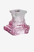 Kosta Boda - Lysestage Rocky Baroque 9,5Cm - Rosa - Lysestager & lante...