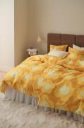 &Home - Sengesæt Heaven Flower 2 dele - Gul - Dynebetræk - - Homeroom