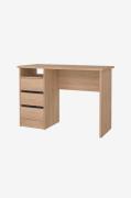 Tvilum - Function Plus Desk 3 skuffer - Brun - Skriveborde - - Homeroo...