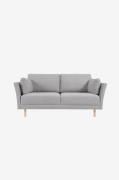 Kave Home - Sofa Gilma, 2-pers. - Grå - 2-pers. sofaer - - Homeroom