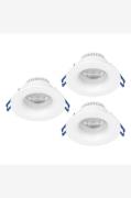 EGLO - Indbygningslampe Salabate 88 Mm Set Of 3 - Hvid - Spotlights - ...