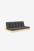 Karup - Base Sovesofa Tre-sæders - Sort - Sovesofaer - - Homeroom