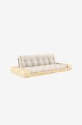 Karup - Base Sovesofa m. 2 sidebokse Tre-personers - Hvid - Sovesofaer...