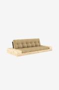 Karup - Base Sovesofa m. 2 sidebokse Tre-personers - Beige - Sovesofae...