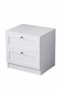Hanah Home - Natbord Terra - Hvid - Sengeborde - - Homeroom