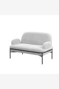 Hanah Home - Sofa med 2 sæder Aster - Hvid - 2-pers. sofaer - - Homero...