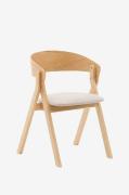 Kave Home - Spisebordsstol - godia 2-pak - Beige - Stole - - Homeroom