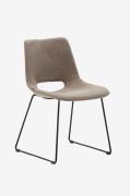 Kave Home - Spisebordsstol - zahara 2-pak - Brun - Stole - - Homeroom