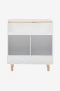 Kave Home - Bogreol - serwa - Hvid - Hylder - - Homeroom