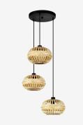 EGLO - Pendellampe Amsfield Round With 3 Lamps - Sort - Loftpendler - ...