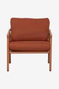 WOOOD - Cavero Lounge Chair - Brun - Havelænestole - - Homeroom