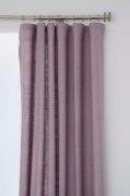 Hasta - Gardin Lina 132x250 - Rosa - Gardinfag med rynkebånd - - Homer...