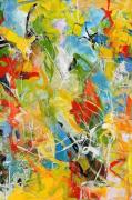 Malerifabrikken - Color Catch / Blandet maleri / 90 X 120 cm - Flerfar...