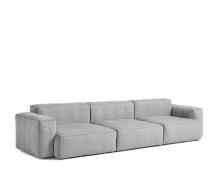 HAY Mags Soft Sofa - Low Arm  - 3Pers. - Hallingdal 126 - Mørk Grå