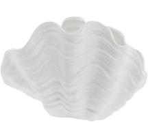 Lene Bjerre Sheline Musling vase - 26x19,5 - hvid