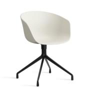 HAY About A Chair - AAC 20 - Sort Drejestel - Melange Cream