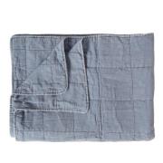Ib Laursen Klassisk Quilt plaid - blå - 180x130