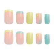 Invogue Groovy Baby Nails Square Nails 24 pcs