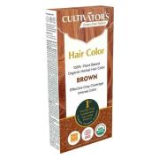 Cultivator's Organic Herbal Hair Color Brown 4pcs