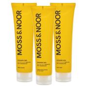 Moss & Noor After Workout Shower Gel Mixed 150ml 3 stk