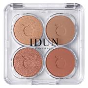 IDUN Minerals Mineral Eyeshadow Palette Nyponros 4g