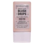 Revolution Beauty Bright Light Blush Drops Pink Rosie 23ml