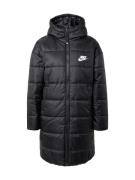 Nike Sportswear Vinterfrakke  sort / hvid