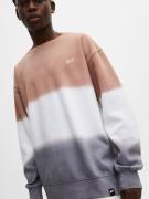 Pull&Bear Sweatshirt  lysebrun / grå / hvid