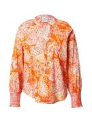 Emily Van Den Bergh Bluse  cognac / orange / lyserød / hvid