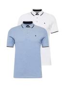 JACK & JONES Bluser & t-shirts 'JJEPaulos'  blå / sort / hvid