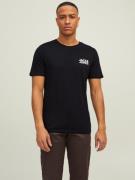 JACK & JONES Bluser & t-shirts  marin / ensian / sort / hvid