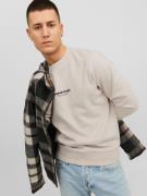 JACK & JONES Sweatshirt 'JORVesterbro'  beige / sort