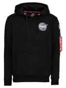 ALPHA INDUSTRIES Sweatshirt 'Space Shuttle'  lyseblå / grå / sort / hv...