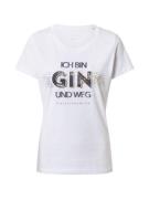 EINSTEIN & NEWTON Shirts 'Gin Weg'  guld / sort / offwhite