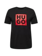 HUGO Bluser & t-shirts 'Daltor'  rød / sort