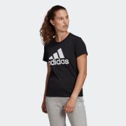 ADIDAS SPORTSWEAR Funktionsbluse 'Essentials'  sort / hvid