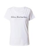 EINSTEIN & NEWTON Shirts 'Bitchachos'  sort / hvid