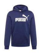 PUMA Sportsweatshirt 'Essentials'  navy / hvid