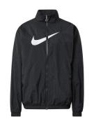 Nike Sportswear Overgangsjakke 'NSW Essential'  sort / hvid