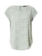 ONLY Bluse  pastelgrøn / hvid