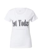 EINSTEIN & NEWTON Shirts 'Not Today'  sort / hvid