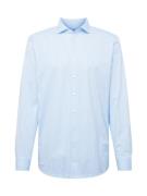 OLYMP Skjorte  lyseblå / hvid