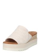 TOMS Sandaler 'DIANA MULE'  beige / uldhvid